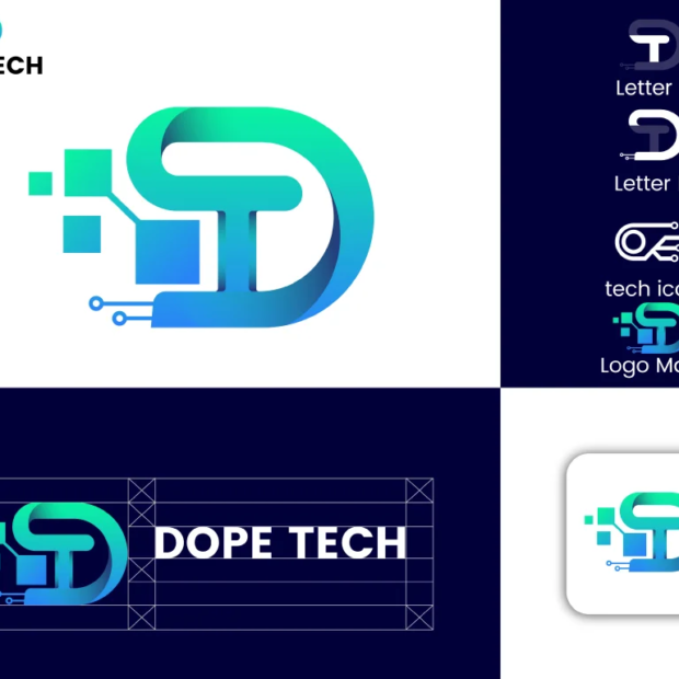 Tech-Savvy Logo Design Service By Rashedul Islam