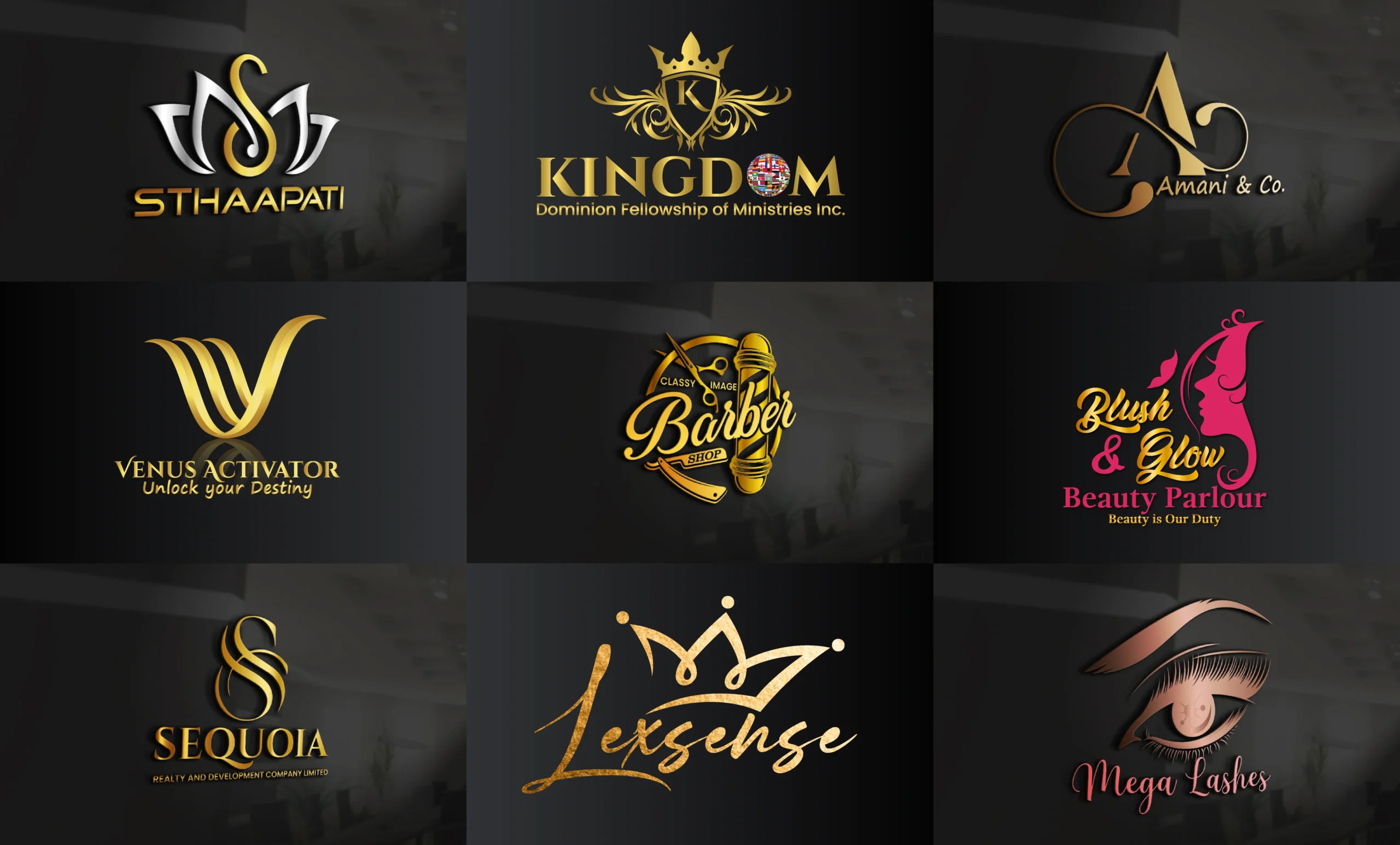 I will do do modern minimalist luxury logo design, elegant, heraldic, fashion, beauty+ logo design + business logo + minimalist logo + modern logo + website logo + Your Business Logo And Branding